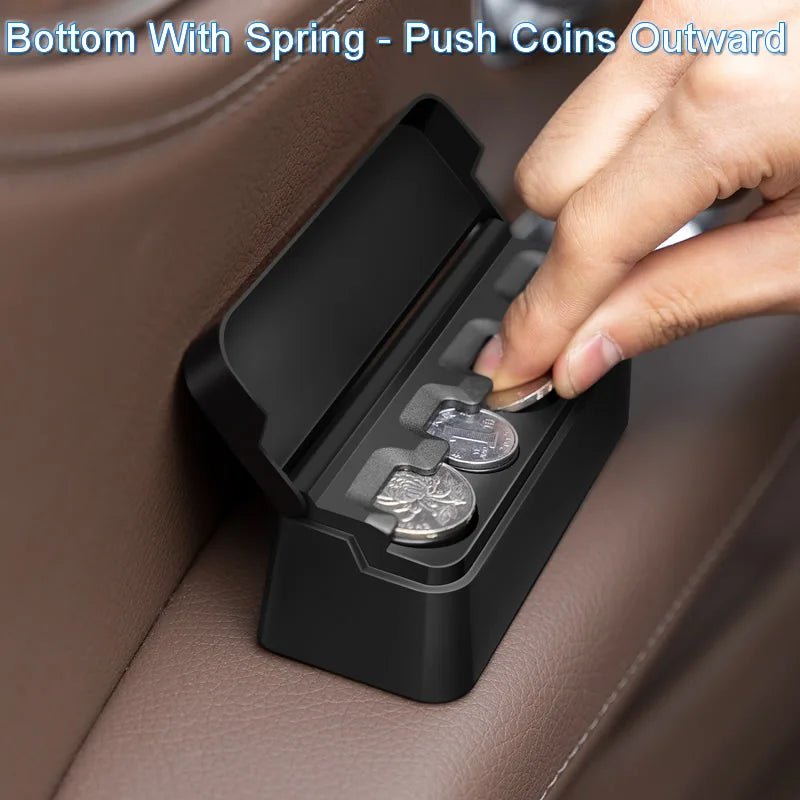Distributeur de pièces à ressort pour console de voiture