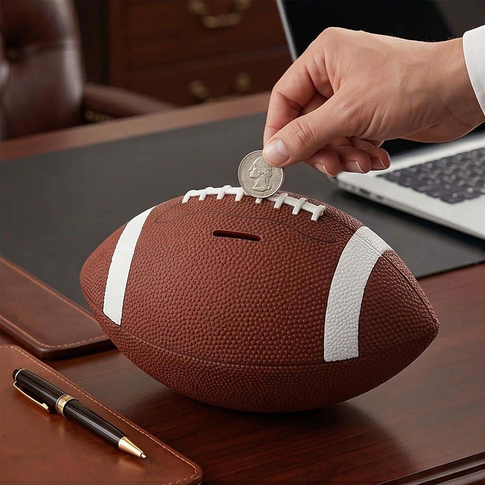 Tirelire ballon de football américain, grilles de défi