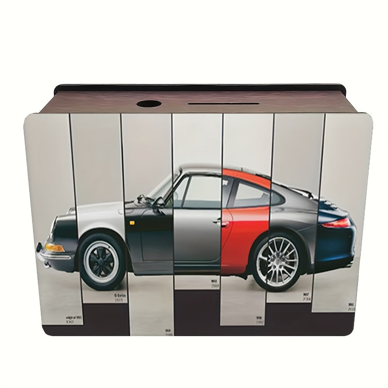 Tirelire coffret bois, sept générations d'un coupé sport