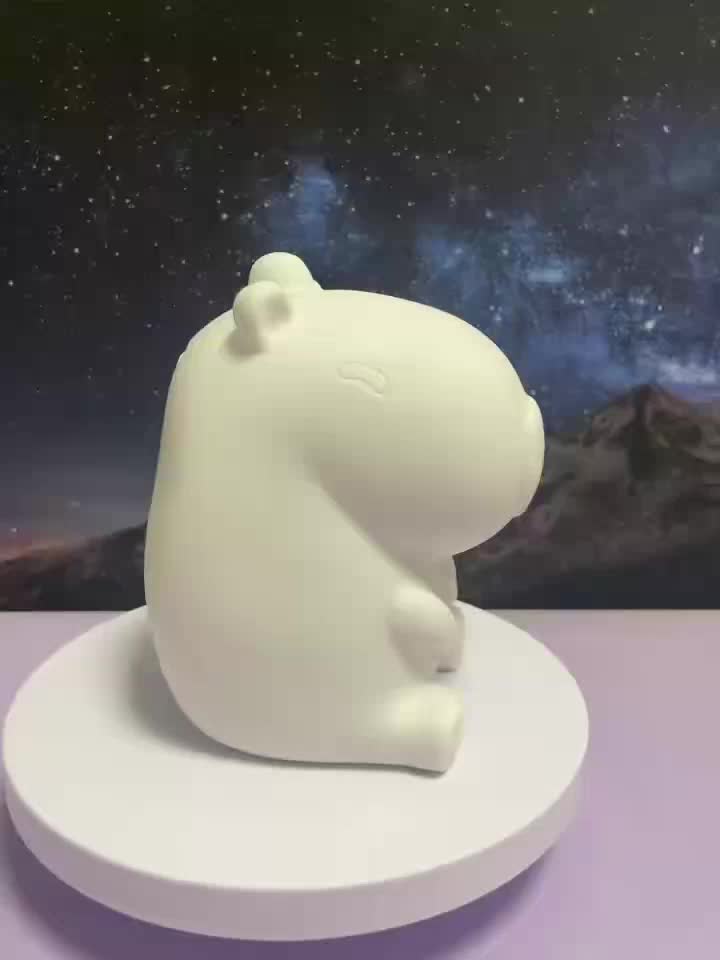 Tirelire capybara à peindre soi-même, mat