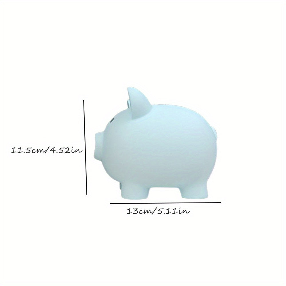 Tirelire cochon en 4 coloris, bouchon amovible