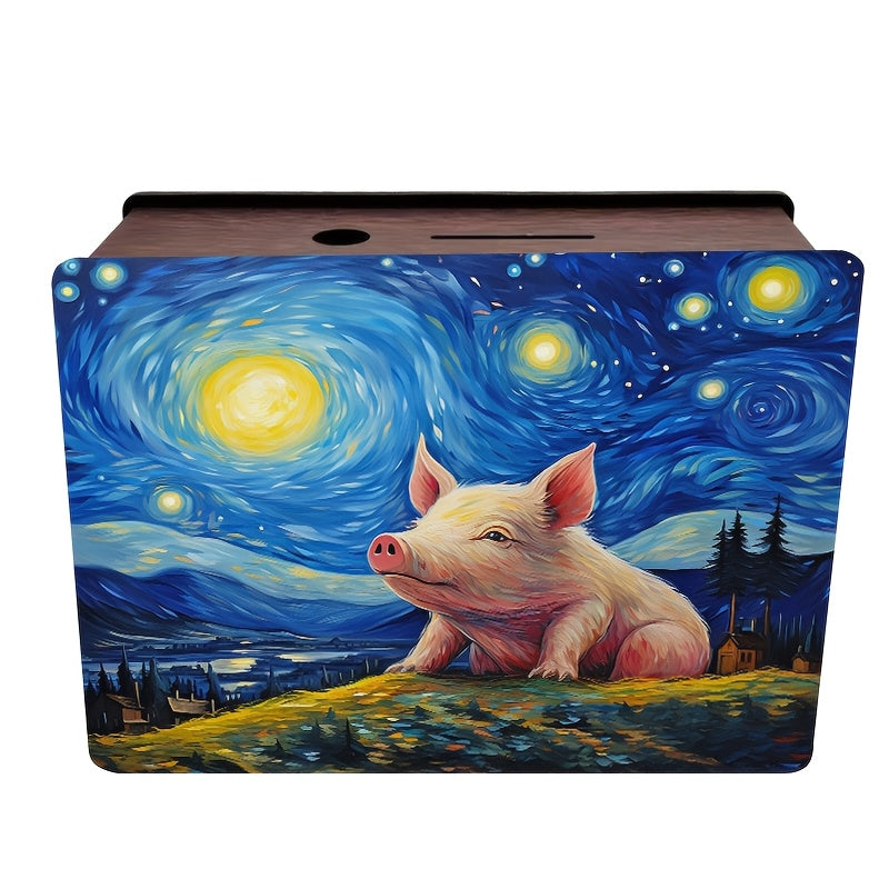 Tirelire cochon étoilé