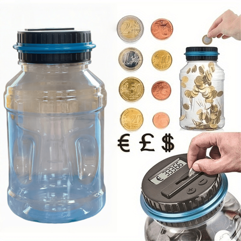 Bocal de Rangement pour Pièces - Euro