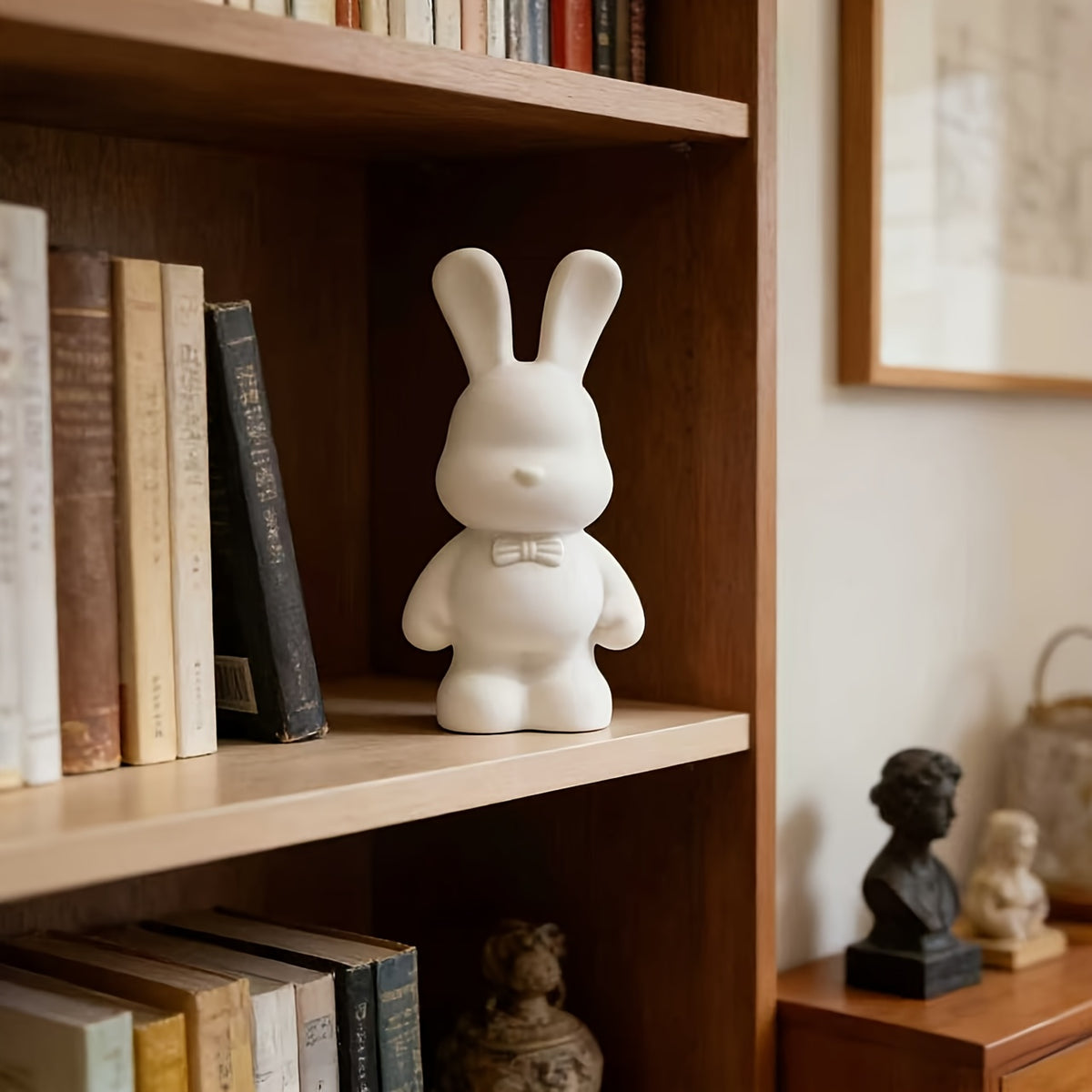 Tirelire lapin à peindre soi-même, résine