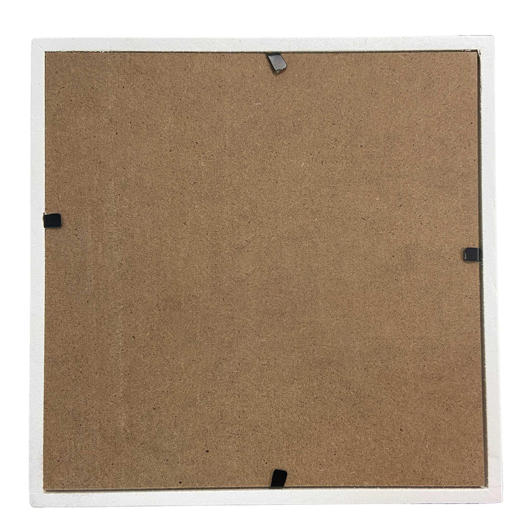 Tirelire panda à gros mots — Cadre en bois blanc de 15 cm