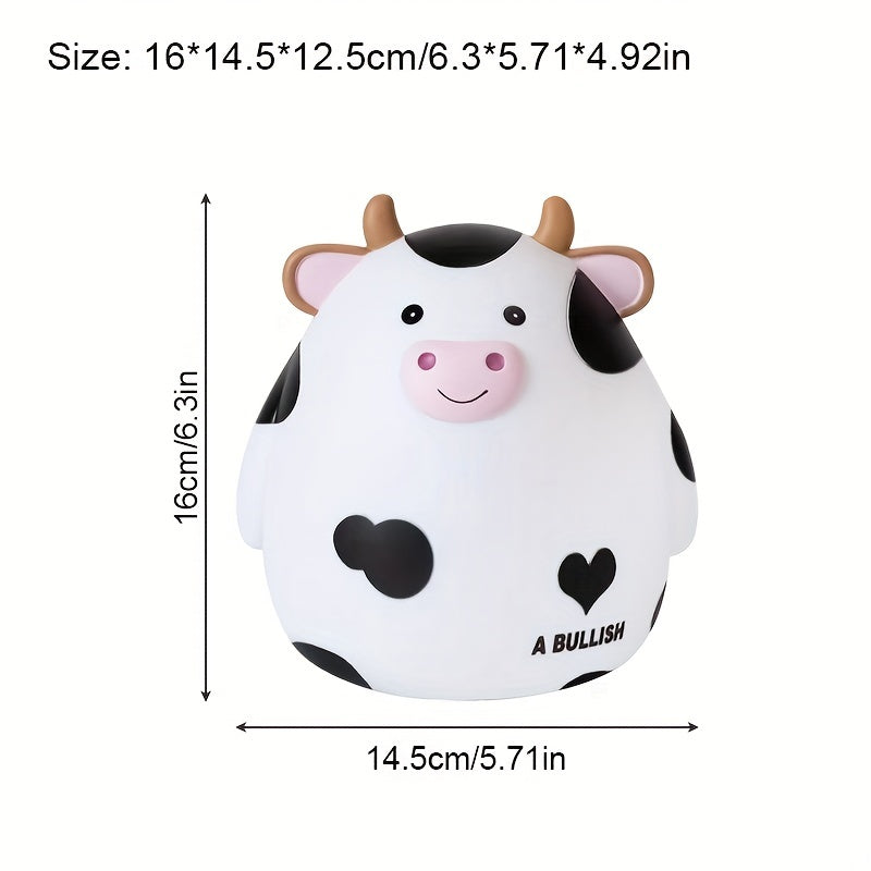 Tirelire vache en PVC incassable